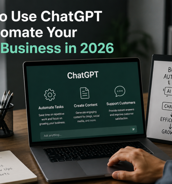 chatgpt for small business automation