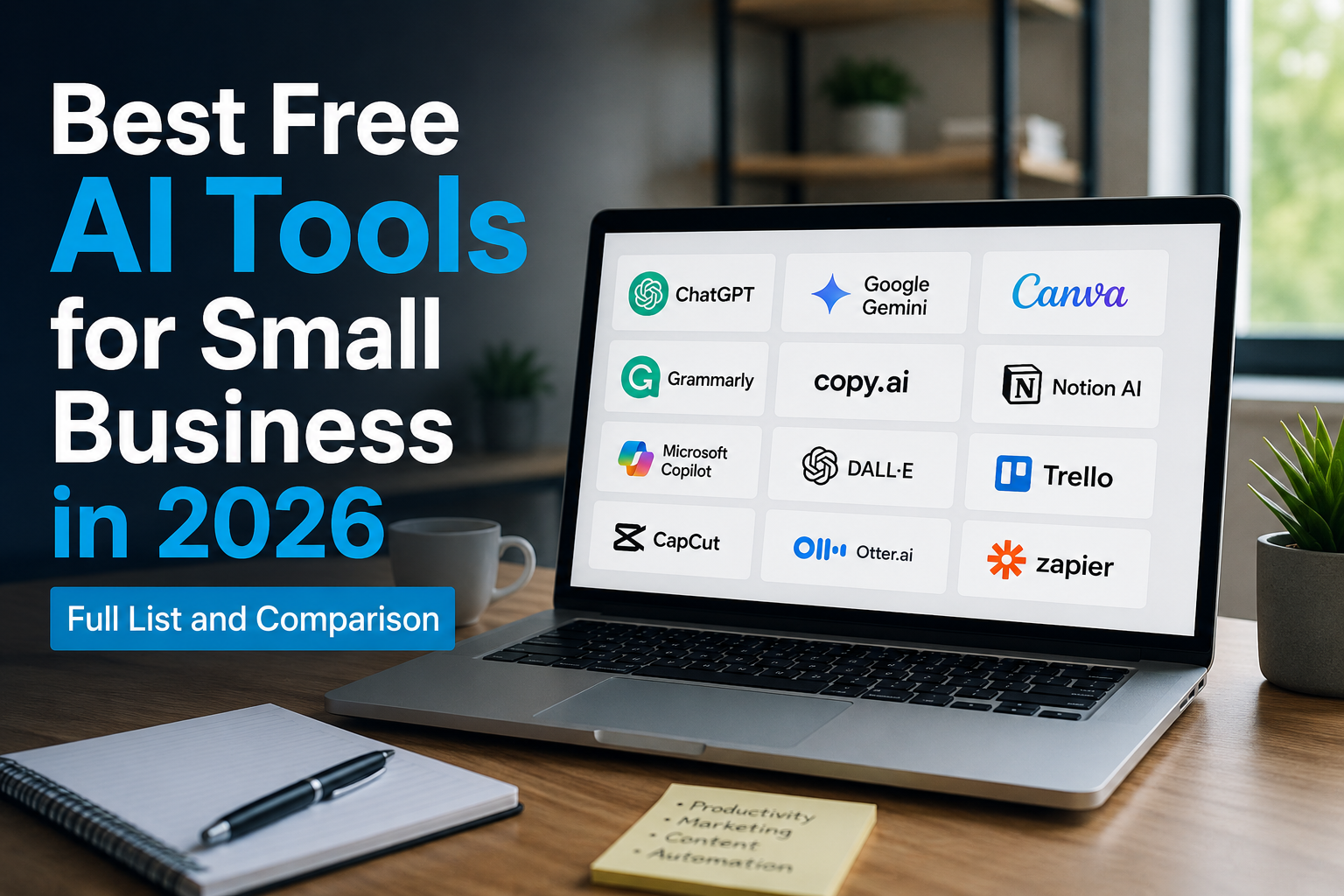 best free ai tools for small business 2026